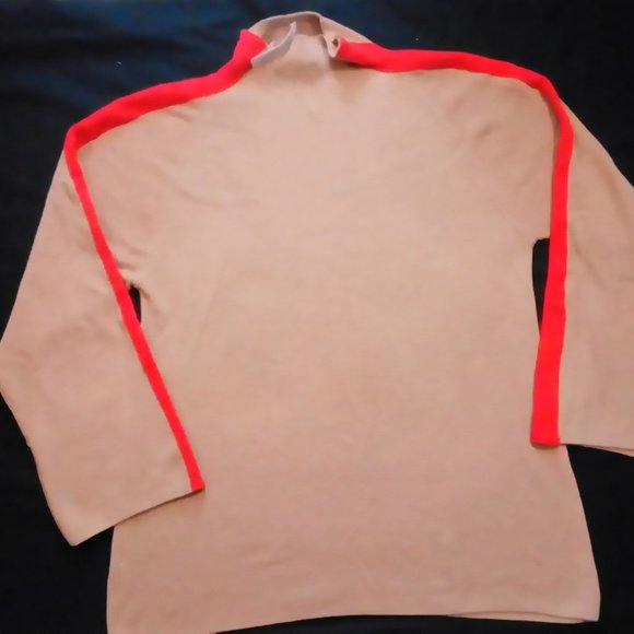 TROUVE Racer Stripe Funnel Neck Sweater Size XXS - Picture 6 of 8